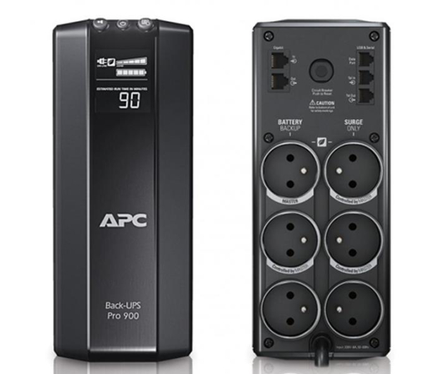 APC Back-UPS Pro 900 (900VA/540W, 6xPL, AVR, LCD) - 59841 - zdjęcie 3